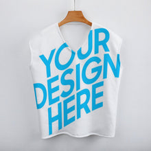 Charger l'image dans la galerie, Impression des multi-images Gilet pull en maille à épaules tombantes Femme MY06 personnalisé avec photo logo texte motif