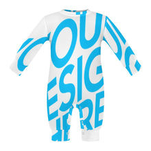 Charger l'image dans la galerie, Body bébé manches longues col rond avec boutons personnalisé avec photo motif texte (conception une image)