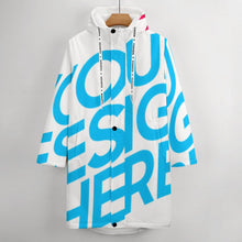 Charger l'image dans la galerie, Impression d'image unique trench-coat polaire long origianl grande taille femme dodu A677 personnalisé avec photo logo motif texte