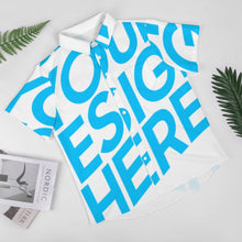 Charger l'image dans la galerie, Impression d'image unique chemise d’été manche courte grande taille homme B339 personnalisée avec photo logo motif texte