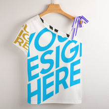 Charger l'image dans la galerie, Manches courtes ZT avec nœud à une bandoulière personnalisé avec photo et logo (Conception multi-images)