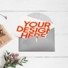 Charger l'image dans la galerie, Carte de voeux / Carte postale horizontale personnalisée avec photo texte logo motif