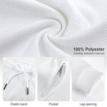 Charger l'image dans la galerie, Pantalon de survêtement sport en polyester 4T24 personnalisé avec photo logo texte (impression d'image unique)