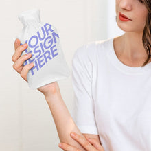 Charger l'image dans la galerie, Bouillotte originale avec couvercle 26.5 X 15.3cm personnalisée avec photos prénoms texte