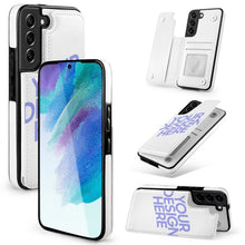 Charger l'image dans la galerie, Coque de téléphone à rabat en cuir TPU pour Samsung Galaxy S22 Impression complète personnalisé avec photo logo texte motif