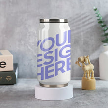 Charger l'image dans la galerie, Bouteille d'eau en Cola / Gobelet à paille personnalisée de plusieurs images avec texte et logo photo