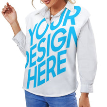 Charger l'image dans la galerie, Impression des multi-images Gilet pull en maille à épaules tombantes Femme MY06 personnalisé avec photo logo texte motif