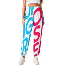 Charger l'image dans la galerie, Pantalon de yoga pour femme JJ1228 pantalon de jogging de sport de loisirs personnalisée avec prénom motif texte (conception multi-images)