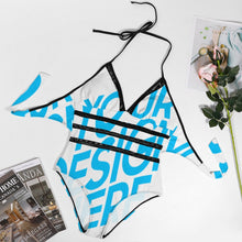 Charger l'image dans la galerie, Maillot de bain une pièce femme charmante grande taille personnalisé avec photo logo motif texte (conception une image)
