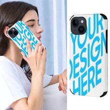 Charger l'image dans la galerie, Personnalisée étui pour téléphone pour iPhone 14 / iPhone 14 Plus / iPhone 14 Pro / iPhone 14 Pro Max en fibre de carbone avec photos, motif, texte, logo, dessinez et imprimez vous-même