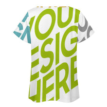 Charger l'image dans la galerie, Impression multi-images T-shirt BBT manches courtes irreguliers personnalisé avec photo logo texte motif