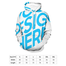Charger l'image dans la galerie, Pull sweat à capuche unisexe femme homme tout imprimé grande taille personnalisé avec photo texte et motif