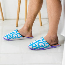 Charger l'image dans la galerie, Pantoufles / chaussons maison en coton pour hommes personnalisées (Impression complète multi-images)
