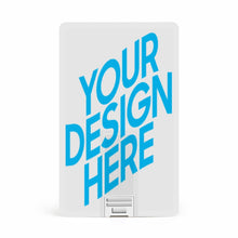 Charger l'image dans la galerie, Clé USB disque U en forme de carte personnalisé avec photo prénom texte