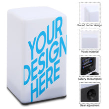 Charger l'image dans la galerie, Petite lampe de chevet sans fil personnalisée avec photo et prénom