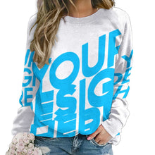 Charger l'image dans la galerie, RH Sweat-Shirts col rond raglan femme Personnalisé avec photo logo et texte (Image unique)