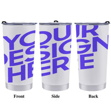 Charger l'image dans la galerie, Mug de voiture mug à café avec couvercle et paille en acier inoxydable 304 personnalisé avec photo texte prénom