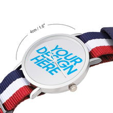 Charger l'image dans la galerie, Montre Bracelet tissée sans échelle personnalisée avec photo texte