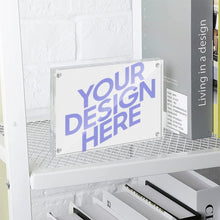 Charger l'image dans la galerie, Cadre Photo Magnétique Acrylique Cadre Transparent Double Face GY0903955 personnalisé avec photo logo texte motif