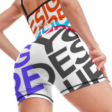 Charger l'image dans la galerie, Ensemble de yoga pour femme combinaison de sport de yoga 2 pièces T08 personnalisé avec logo texte photo (conception multi-images)