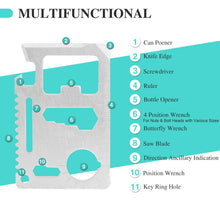 Charger l'image dans la galerie, Carte multifonction / tire bouchons / ouvre bouteille personnalisée avec logo motif texte photo