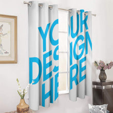 Charger l'image dans la galerie, Rideau perforé occultant (couture deux pièces) personnalisé avec photo image texte logo motif