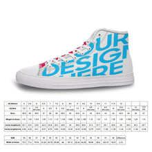 Charger l'image dans la galerie, FS0811007 Chaussures personnalisées en toile montantes (Image unique)