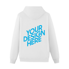 Charger l'image dans la galerie, Sweat pull à capuche personnalisé avec photo texte pour homme sans poche (impression au dos)