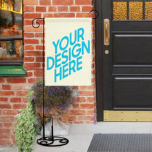 Charger l'image dans la galerie, Drapeau de jardin/cour décoratif bienvenue GY0904007 impression personnalisé avec photo motif texte logo
