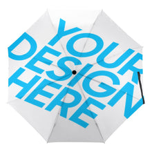 Charger l'image dans la galerie, Parapluie pliable Parapluie automatique 3 plis / parapluie de poche manuel à l'extérieur d'impression design personnalisé avec logos photos