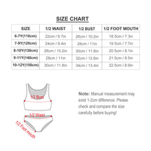 Charger l'image dans la galerie, Maillot de bain deux pièces enfant fille à la mode NT022 personnalisé avec photo motif logo texte