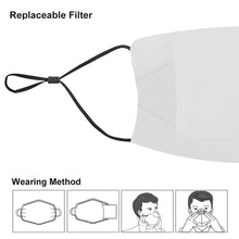 Charger l'image dans la galerie, Masque de protection personnalisé respiratoire adulte sans filtre