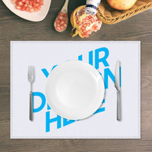 Charger l'image dans la galerie, Set de table / tapis de table rectangulaire personnalisé avec photo texte