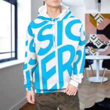 Charger l'image dans la galerie, Sweat pull à capuche hoodie homme original personnalisé avec photo logo texte motif