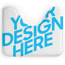 Charger l'image dans la galerie, Tapis de sol pour salle de bain en forme de U personnalisé avec photo logo texte motif