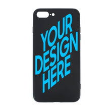 Charger l'image dans la galerie, Coque Verre TPU Noir pour iPhone 7P / 8P personnalisée avec photo