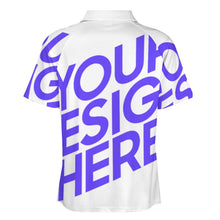 Charger l'image dans la galerie, Polo homme manches courtes Sport tee shirt avec zip LTPL20 personnalisé avec texte motif photo (conception une image)