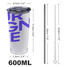 Charger l'image dans la galerie, Mug de voiture mug à café avec couvercle et paille en acier inoxydable 304 personnalisé avec photo texte prénom