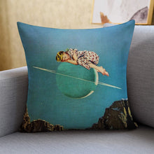 Charger l'image dans la galerie, Taies d'oreiller / Housses de coussin en coton lin léger (impression recto-verso) personnalisée avec photo image logo motif texte