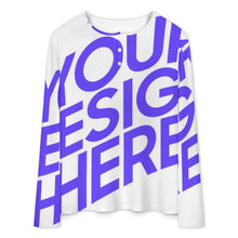 Charger l'image dans la galerie, Chemise Henley pour homme A37L chemise à manches longues col rond avec patte de boutonnage personnalisé avec photo texte prénom (conception une image)