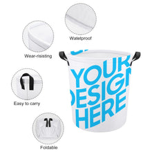 Charger l'image dans la galerie, Panier à linge / panier à linge sale en tissu Oxford personnalisé avec photo prénom texte