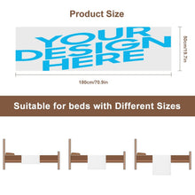 Charger l'image dans la galerie, Personnalisez le Bed Flag Drapeau de lit avec le logo de texte de modèle de photos