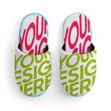 Charger l'image dans la galerie, Chaussons d'intérieur en coton pour enfants tout imprimé, adaptés aux filles et aux garçons personnalisée avec photo motif texte