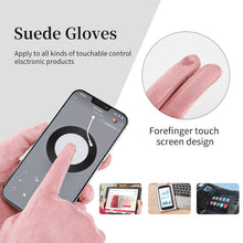 Charger l'image dans la galerie, Gants femme en daim personnalisés avec photo motif texte