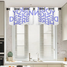 Charger l'image dans la galerie, Lot de 2 rideau salon chambre occultant symétriques personnalisé avec photo logo texte motif