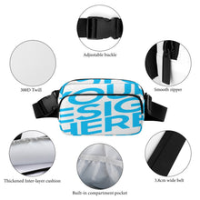 Charger l'image dans la galerie, Sac banane unisexe sac de ceinture imprimé complet sac de hanche personnalisé avec photo motif texte
