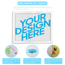 Charger l'image dans la galerie, Peinture diamant version horizontale (cadre intérieur et carré) personnalisé