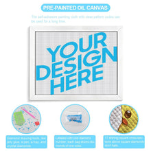 Charger l'image dans la galerie, Peinture diamant version horizontale (cadre intérieur / rond) personnalisé