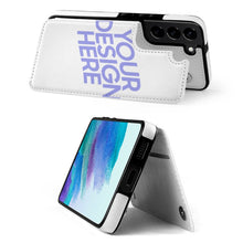 Charger l'image dans la galerie, Coque de téléphone à rabat en cuir TPU pour Samsung Galaxy S22 Impression complète personnalisé avec photo logo texte motif