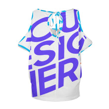 Charger l'image dans la galerie, Débardeur sexy à épaules dénudées pour femmes grande taille AUT personnalisé avec photo texte motif logo (multi-image impression complète)